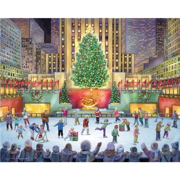 Vermont Christmas Co. Rockefeller Center by Wollenmann 1000 pc Jigsaw Puzzle - Picture 2 of 9